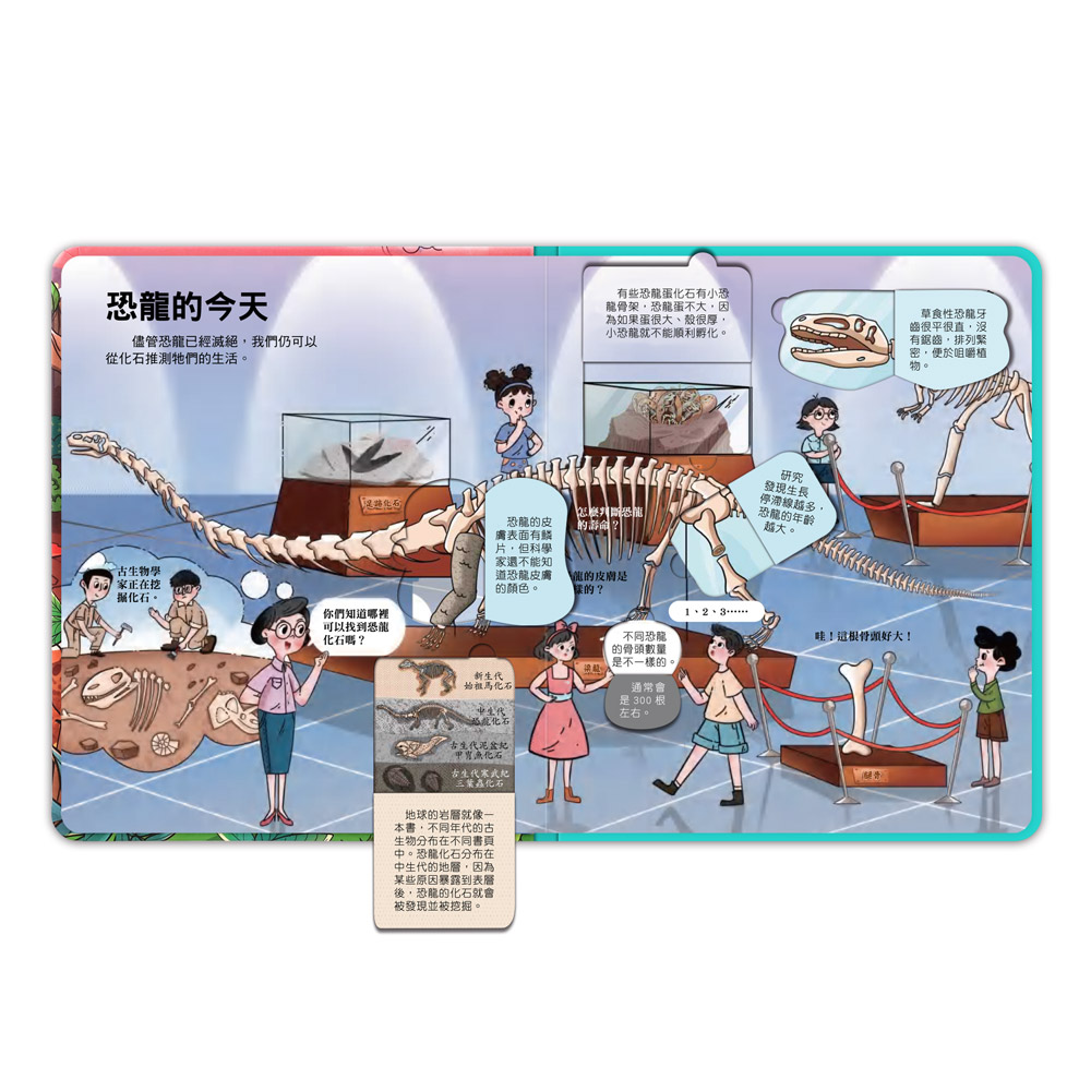 百問百答圖解翻翻書-揭祕恐龍